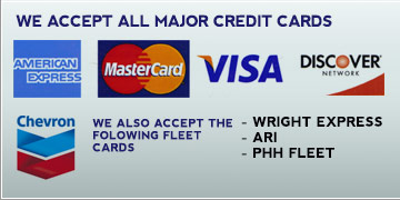 All Major Credit Cards Accepted